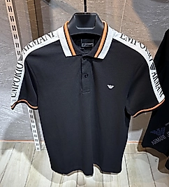 ZEROWEAR - EA7 KOL DETAYLI PİKE KUMAŞ POLO YAKA