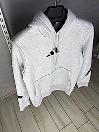 ZEROWEAR - ADİDAS ŞARDONLU KAPÜŞONLU 3 İPLİK PREMİUM KALİTE SWEAT