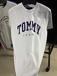 ZEROWEAR - TOMMY HILFIGER GÖĞÜS BASKILI PREMİUM KALİTE T- SHIRT
