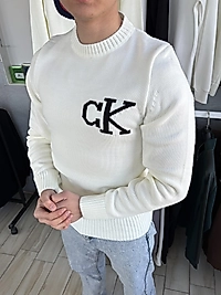 ZEROWEAR - CK GÖĞÜS DETAYLI PREMİUM KALİTE TRİKO KAZAK