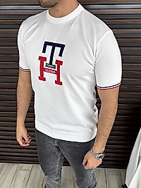 ZEROWEAR - TOMMYJEANS NAKIŞ İŞLEMELİ PREMİUM KALİTE TRİKO