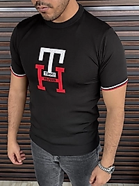 ZEROWEAR - TOMMYJEANS NAKIŞ İŞLEME LOGOLU PREMİUM KALİTE TRİKO