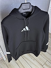 ZEROWEAR - ADİDAS KAPÜŞONLU 3 İPLİK ŞARDONLU PREMİUM KALİTE SWEAT
