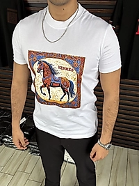 ZEROWEAR - HERMES BASKILI PREMİUM KALİTE T-SHIRT