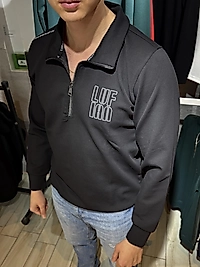ZEROWEAR - LUFİAN YARIM FERMUARLI PREMİUM KALİTE SWEAT