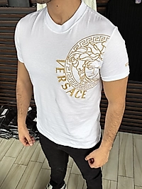 ZEROWEAR - VERSAGE NAKIŞ İŞLEMELİ T-SHIRT