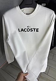ZEROWEAR - LACOSTE LOGO DETAYLI Osho & Pike Kumaş Karışımı Sweat