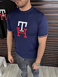 ZEROWEAR - TOMMYJEANS NAKIŞ İŞLEMELİ PREMİUM KALİTE DETAYLI TRİKO